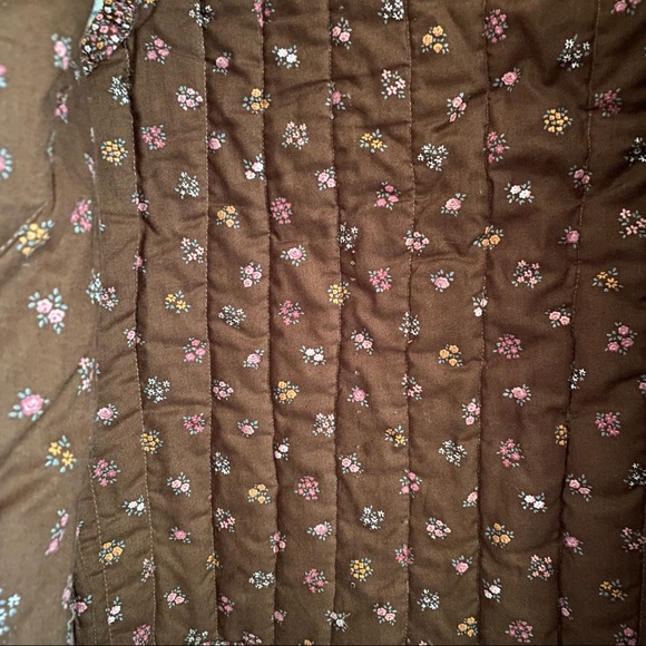 ✨SOLD✨ quilted brown & pink vest - Picture 8 of 8